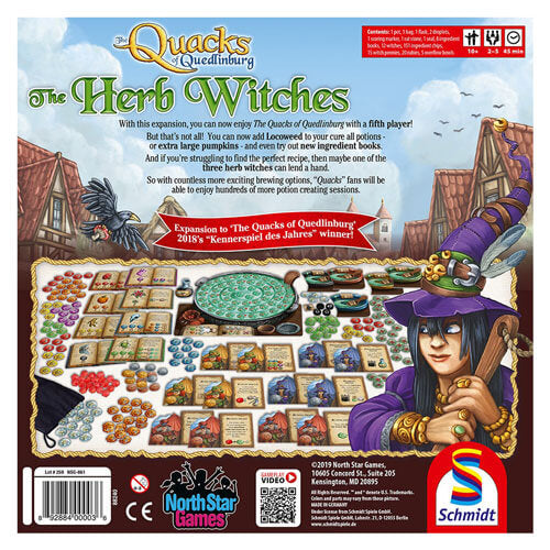 The Quacks of Quedlinburg the Herb Witches Expansion Game