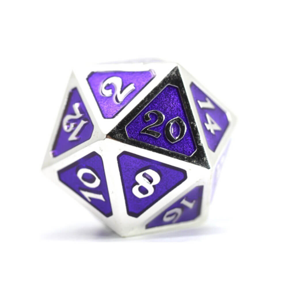 D20ダイスメタルミシカプラチナ（シングル）