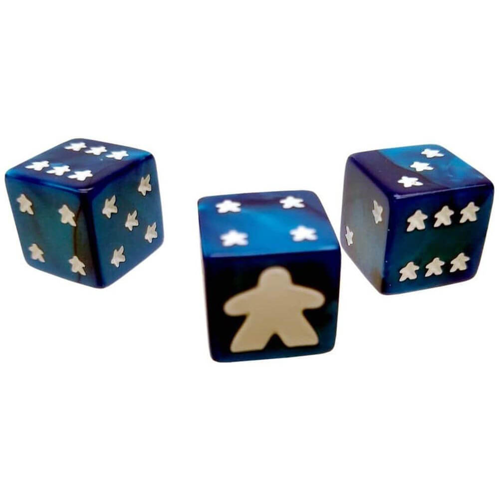 Set de dados meeple d6