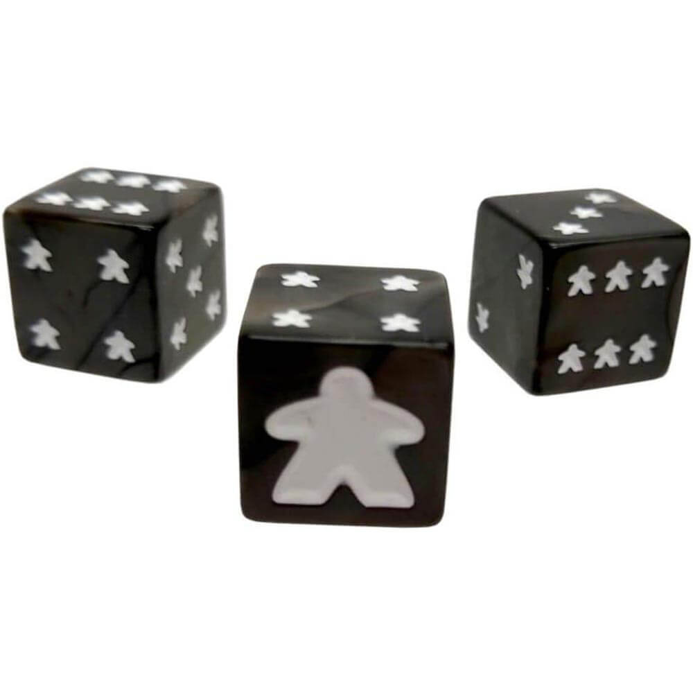 Set de dados meeple d6