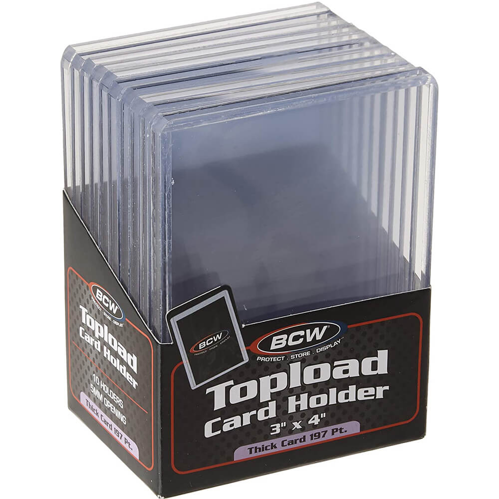 BCW Topload Card Holder Thick (3" x 4")