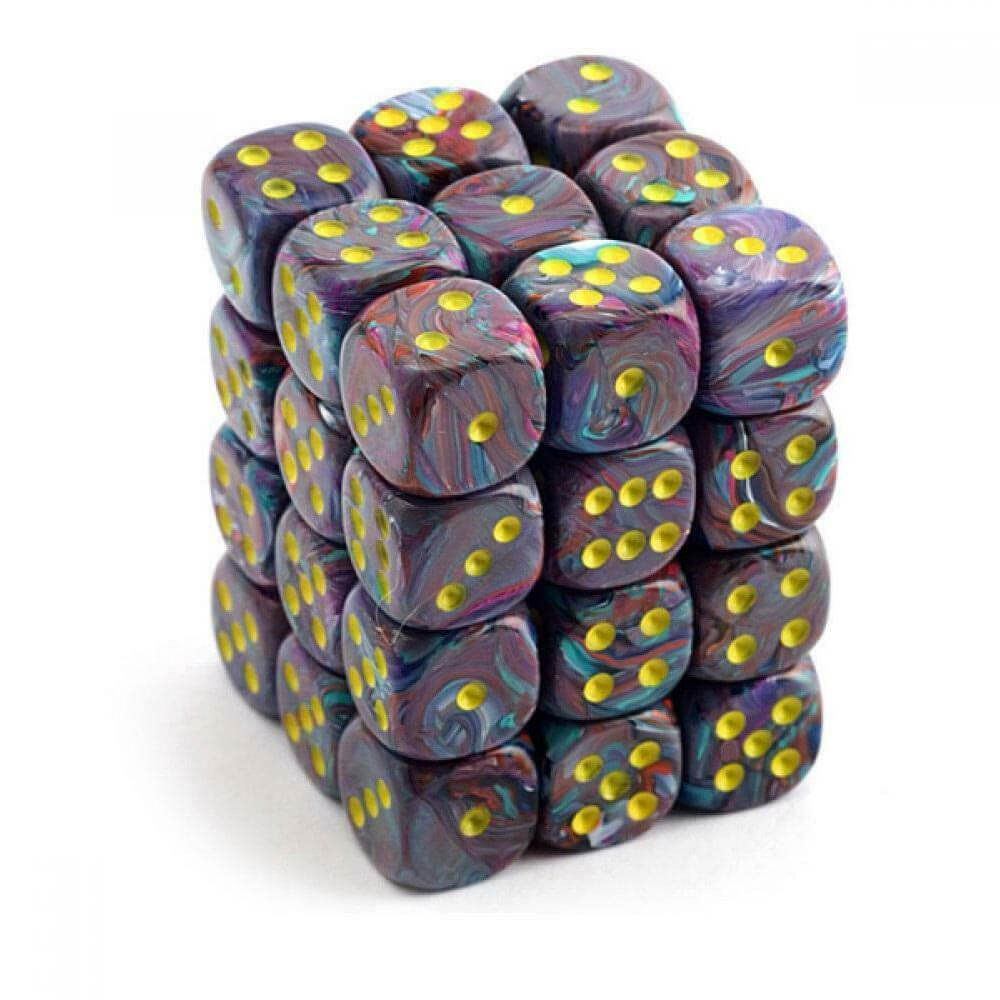 D6 Dice Festive 12mm (36 dadi)