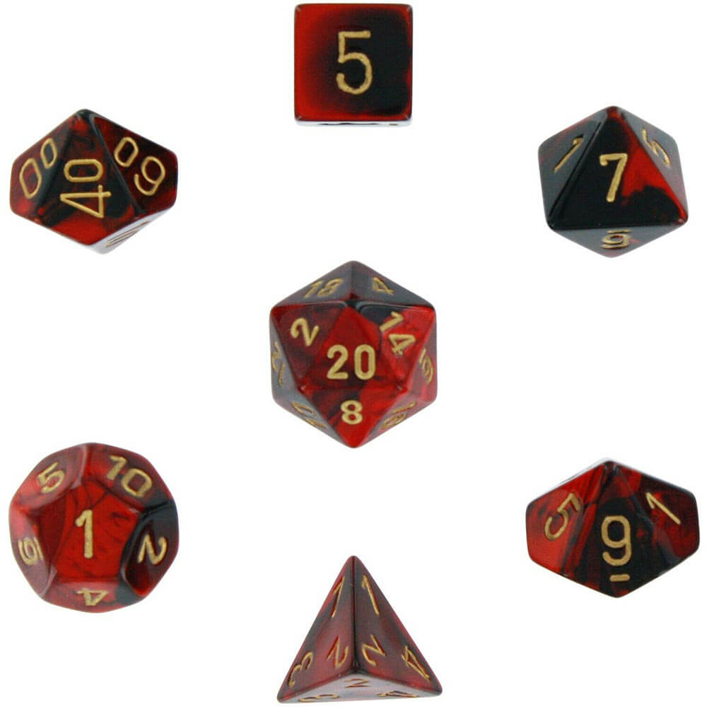 D7 Die Set Dice Gemini Poly (7 dés)