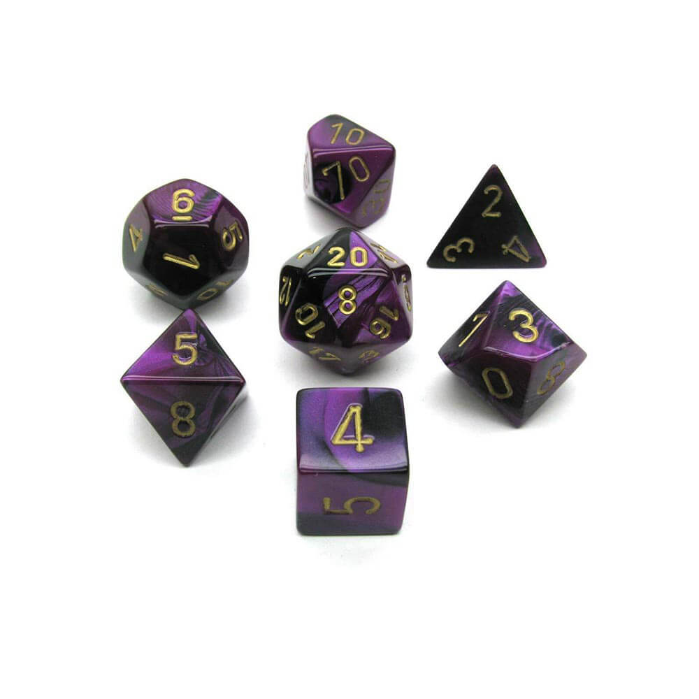 D7 Definir Dice Gemini Poly (7 Dados)