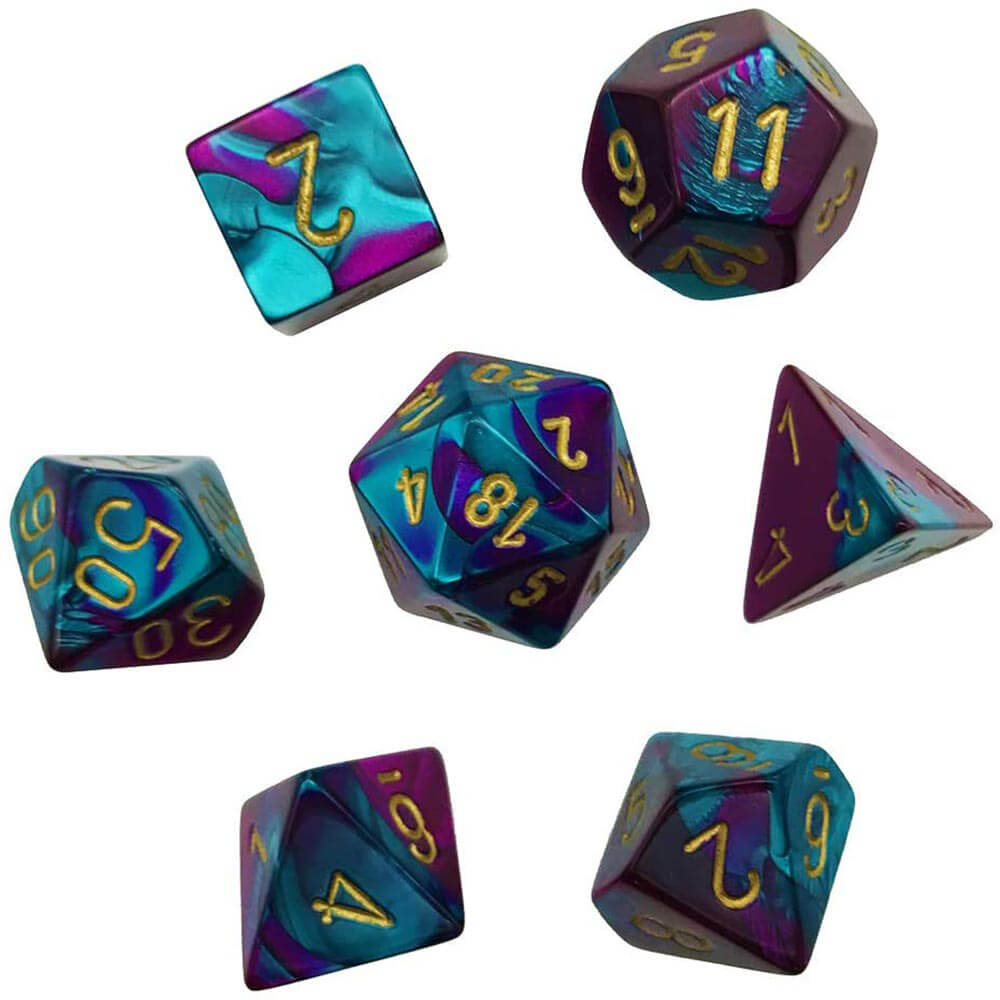 Zestaw D7 Dice Gemini Poly (7 kości)