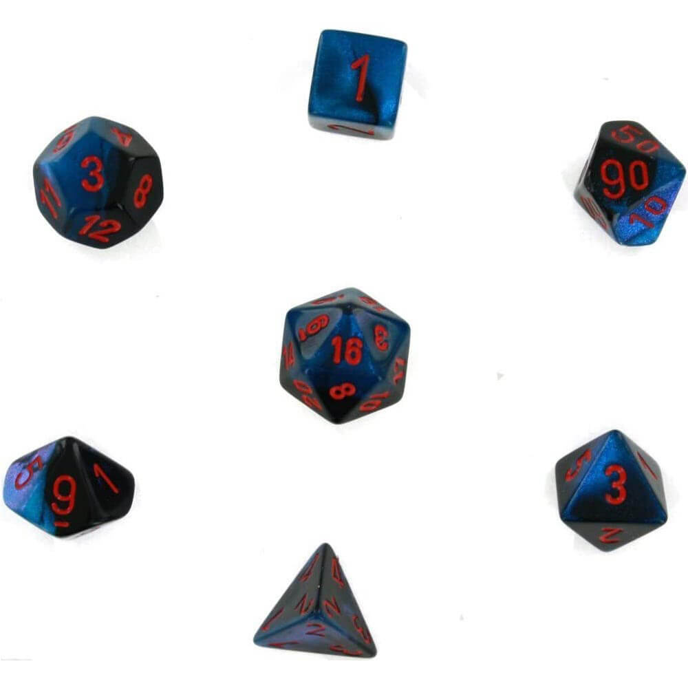 D7 Die Set Dice Gemini Poly (7 terninger)