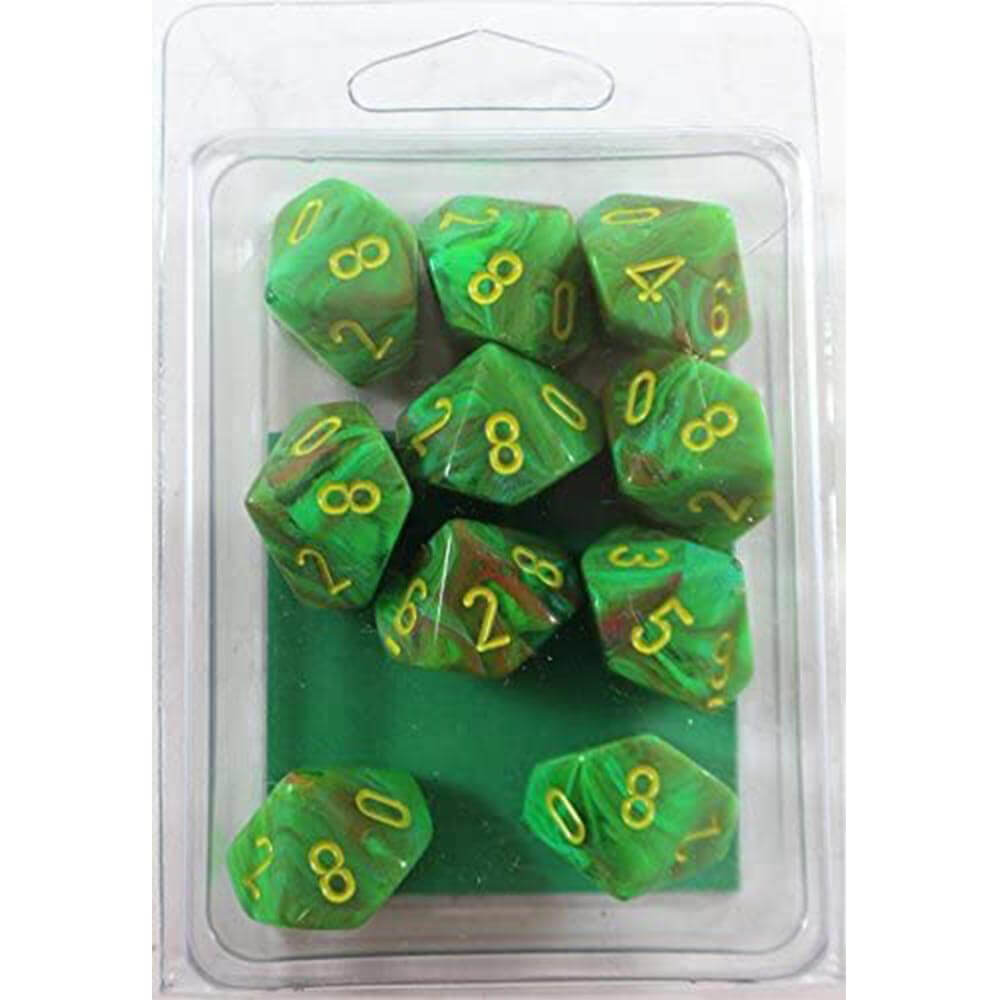 D10 dice dice (10 dés)