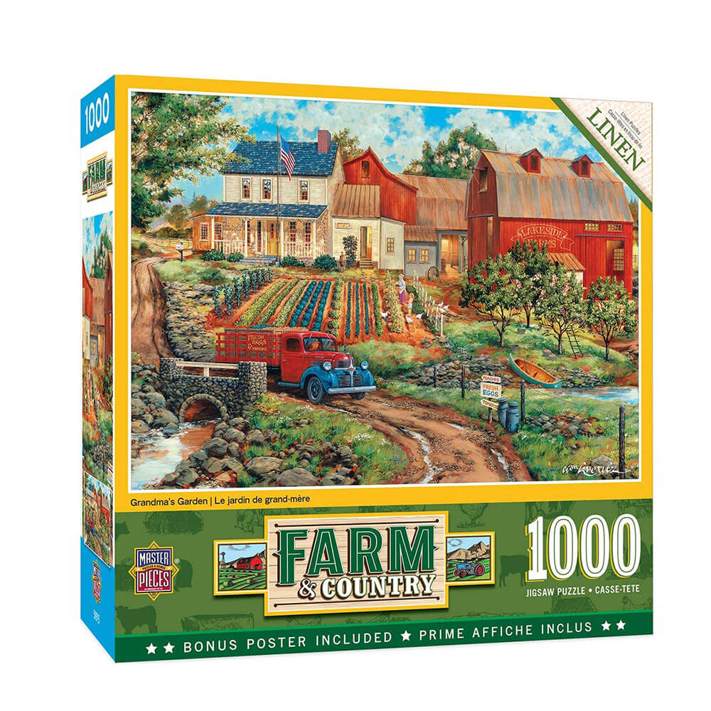 Obras -primas Puzzle Farm & Country (1000)