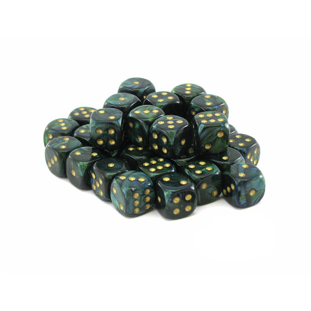 D6 DICE Scarab 12 mm (36 dados)