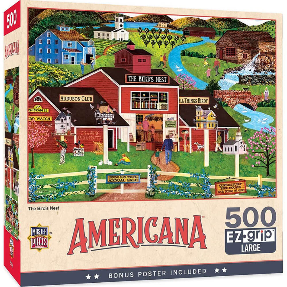 Obras -primas ezgrip americana 500pc quebra -cabeça