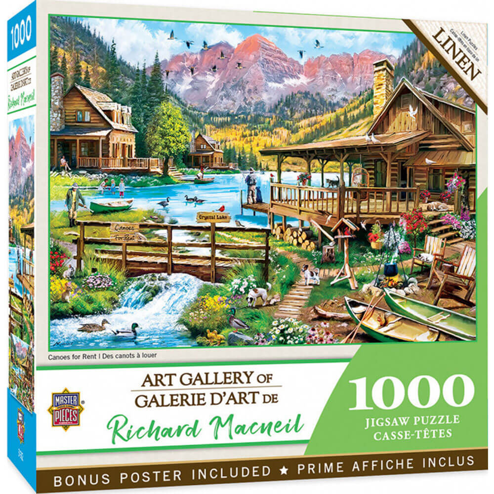 Capolavori della galleria d'arte puzzle 1000pc