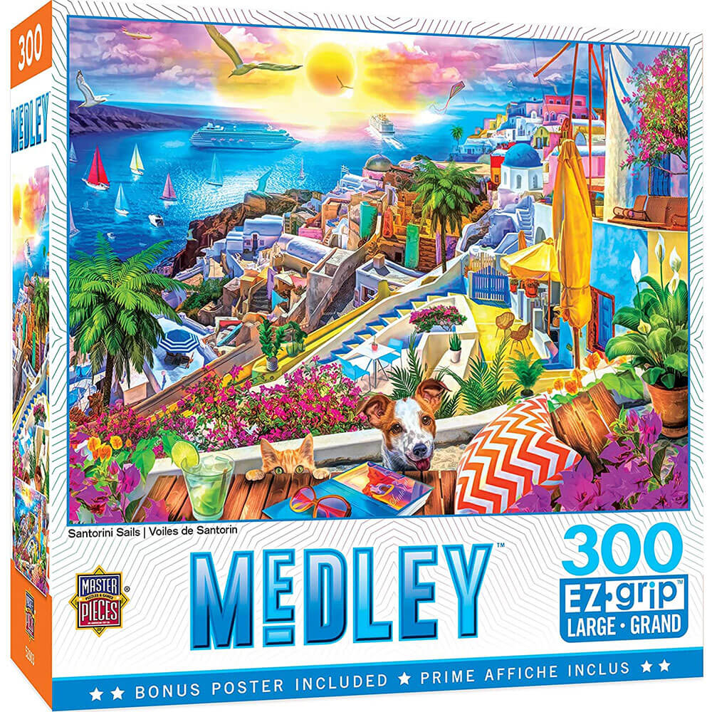 Masterpieces ezgrip medley 300 pc puzzel