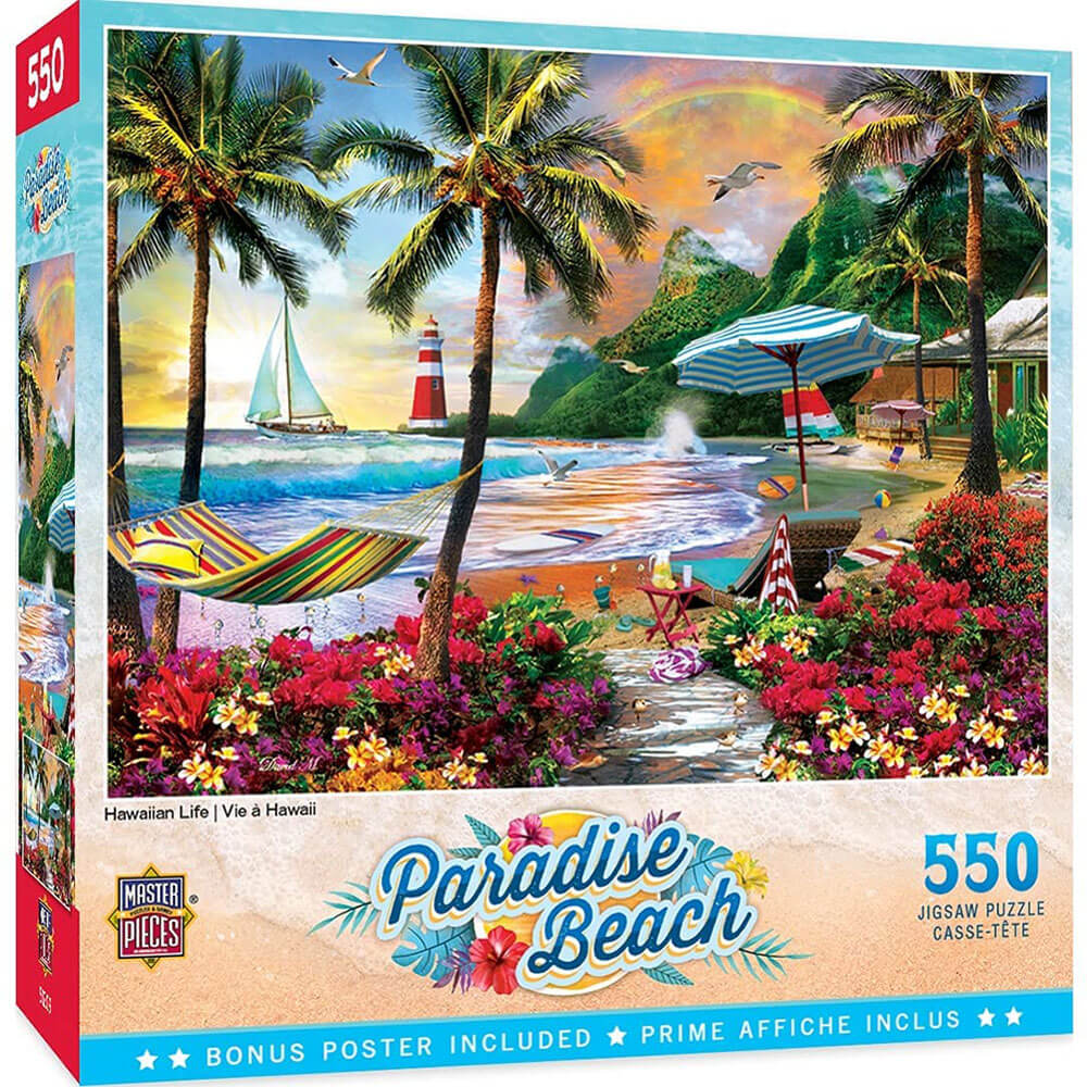 Arcydzieła Paradise Beach 550pc Puzzle