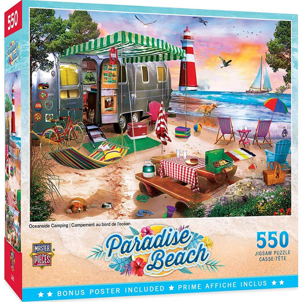 Mesterverk Paradise Beach 550pc Puzzle