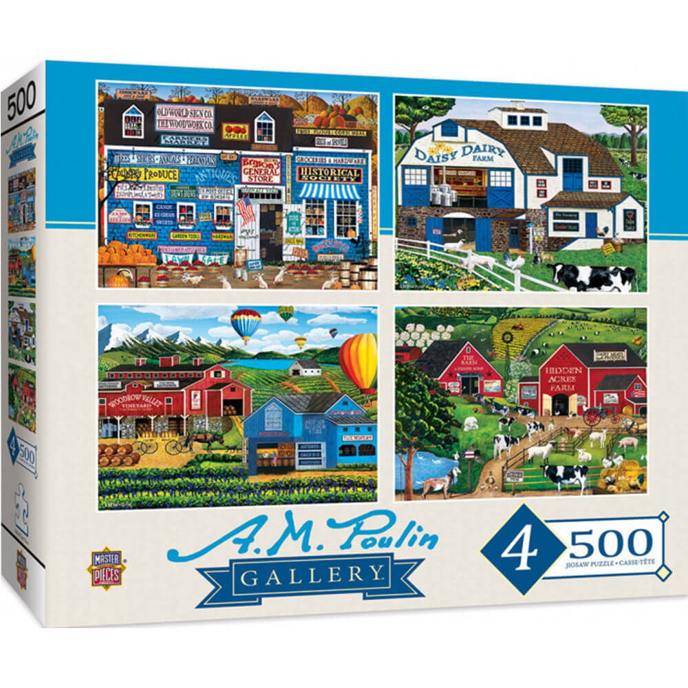 Capolavori da 4 pack da 500pc puzzle