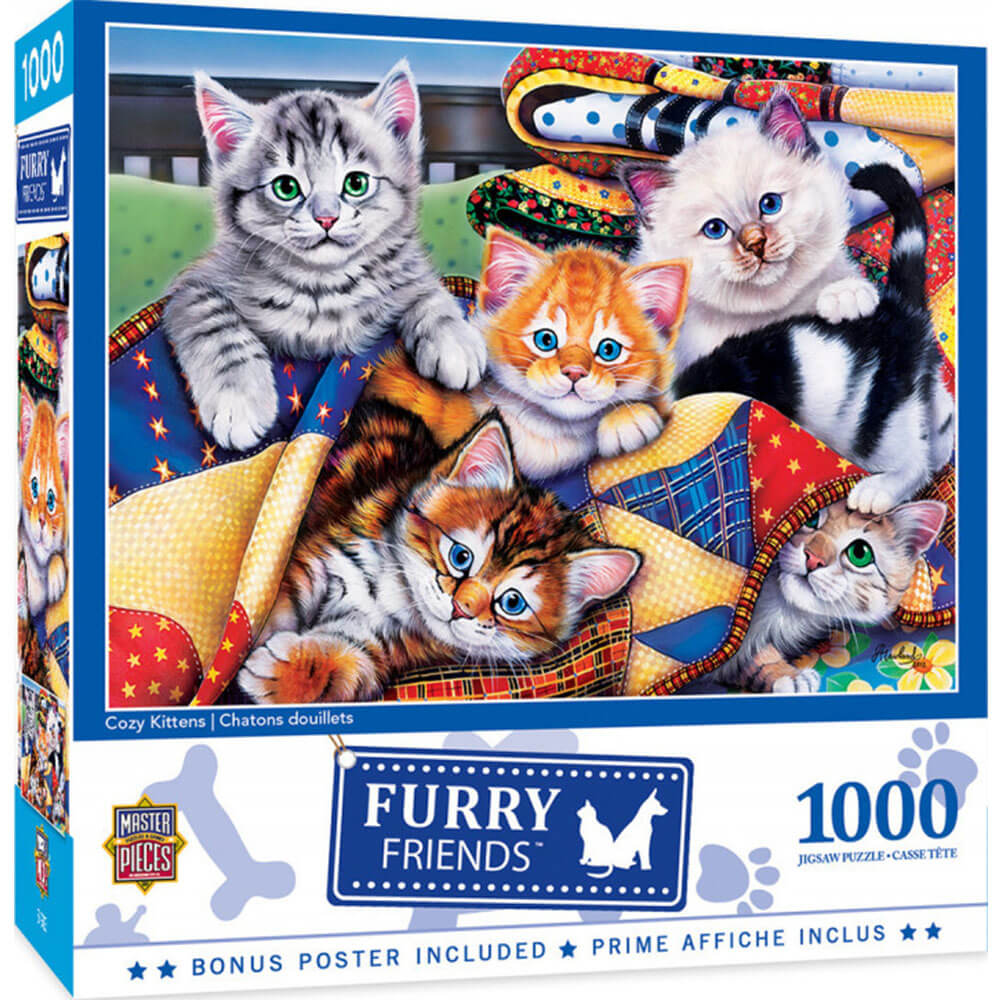 MasterPieces Furry Friends 1000-teiliges Puzzle