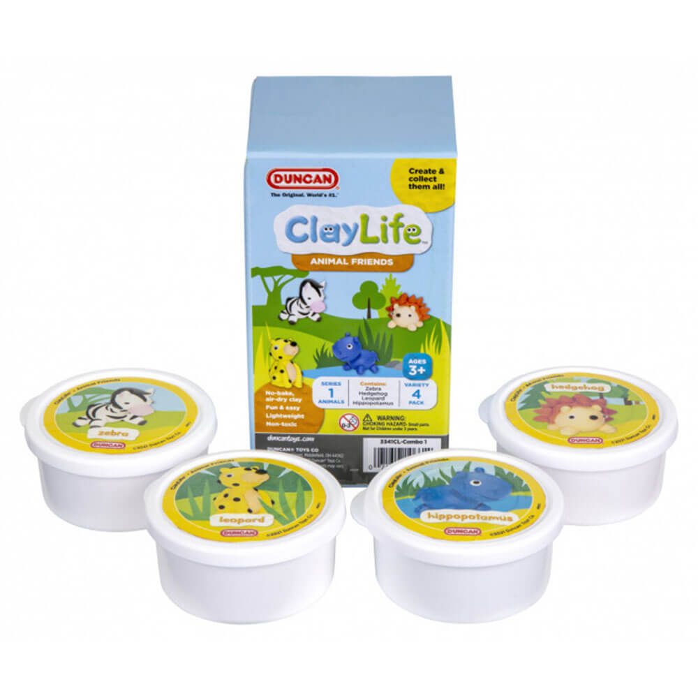 Duncan ClayLife Animal Friends 4er-Pack Kombi