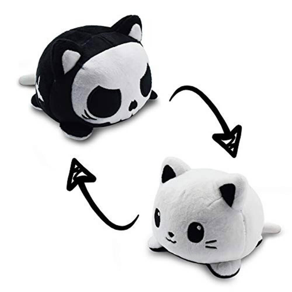 Plushie de esqueleto espeluznante reversible