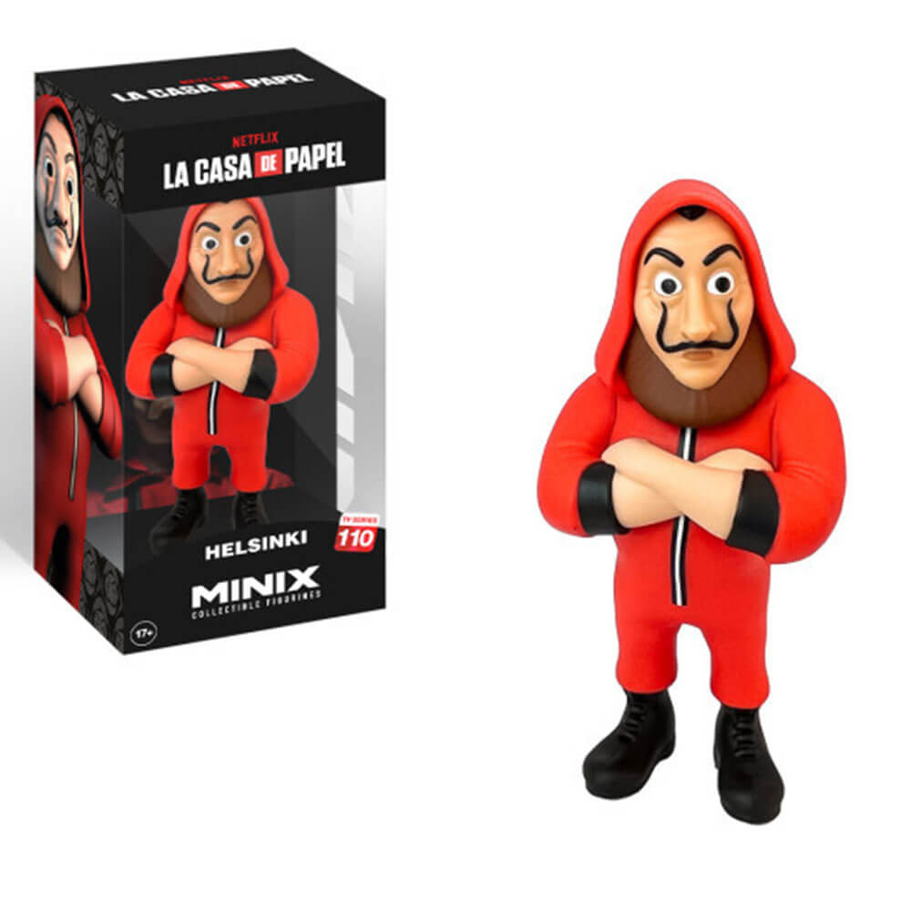 Minix Money Heist avec une figure de collection de masque