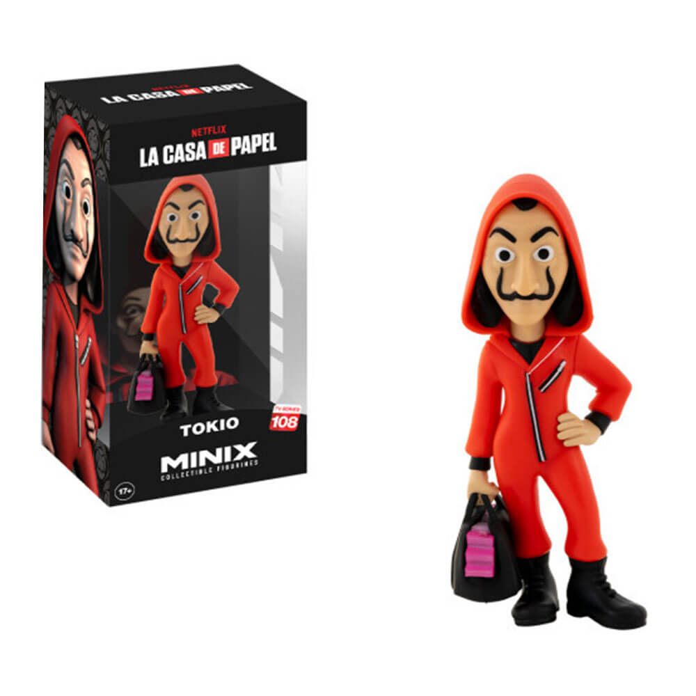 Minix Money Heist avec une figure de collection de masque