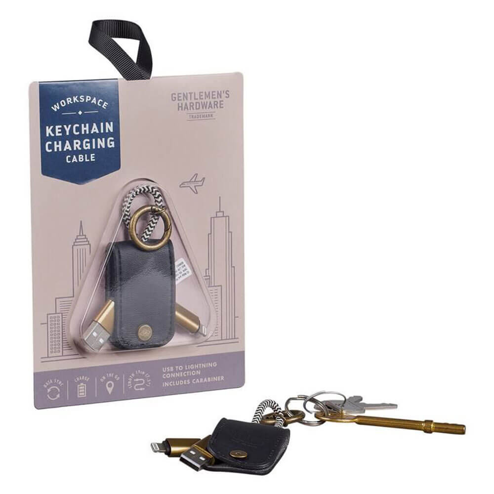 Gentlemen's Hardware Keychain Charging Cable