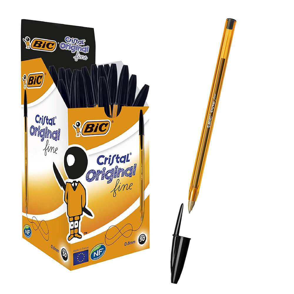 Bic Cristal Original Fine Ball Pine 0.8mm 50pk