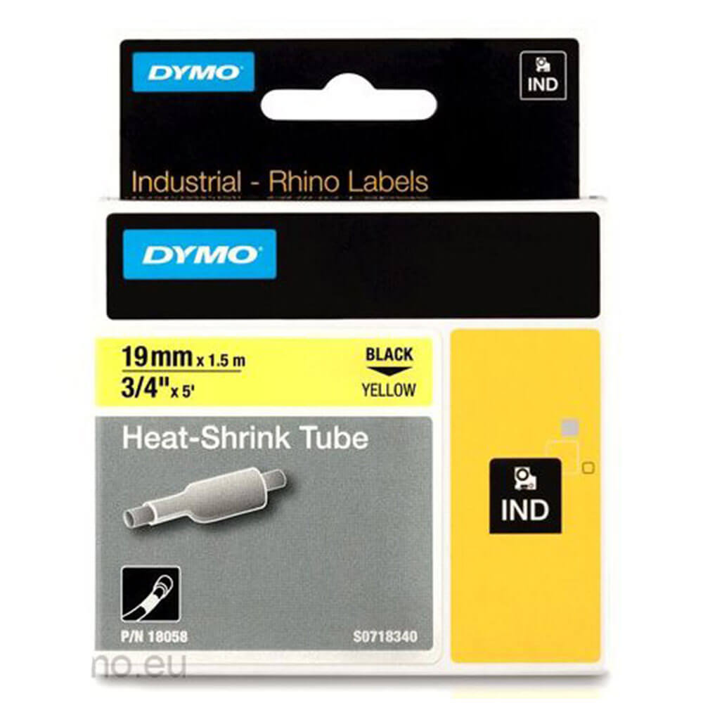 Dymo Rhino Pro Heat Shrink Tape Label（19mm）