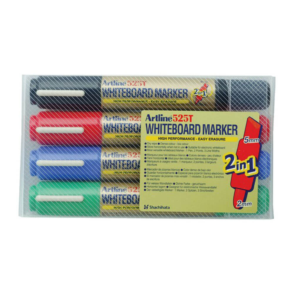 Artline Whiteboard Marker Dual Nib Assorted