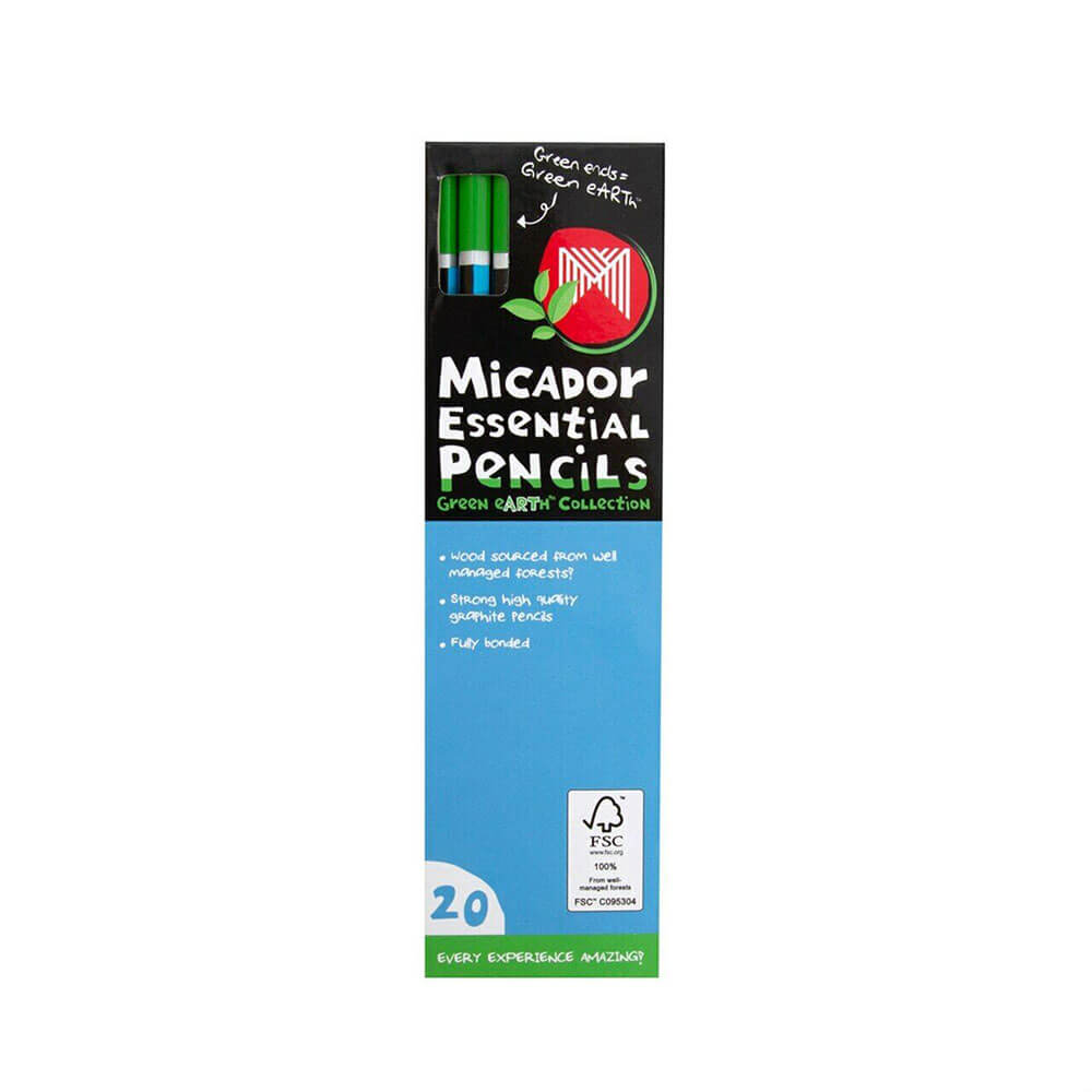 MICADOR Essentiële grafietpotloden (20 pk)