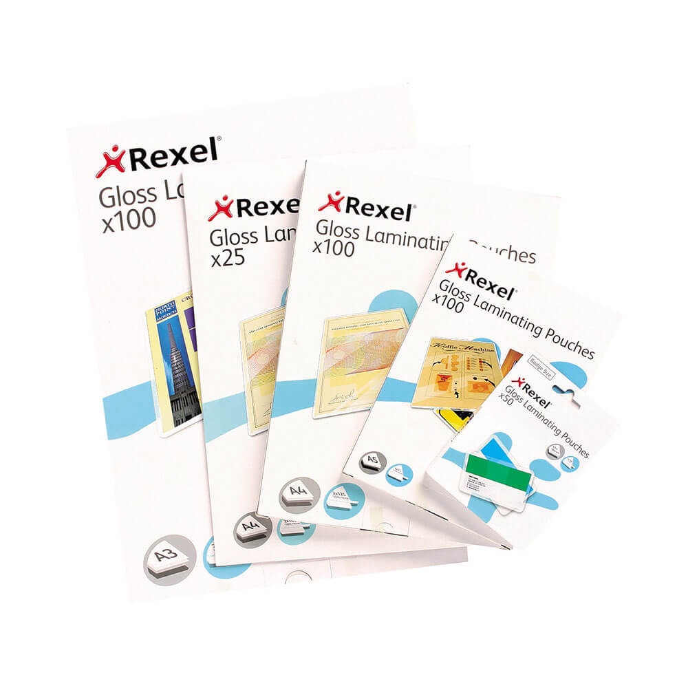 REXEL Laminowanie woreczek A4 100pk