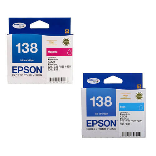 Epson High Yield Inkjet Cartridge T138