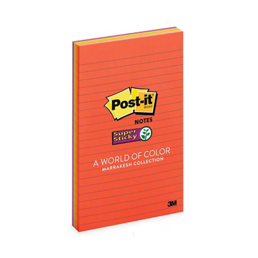 Post-it forrado notas súper pegajosas (4pk)