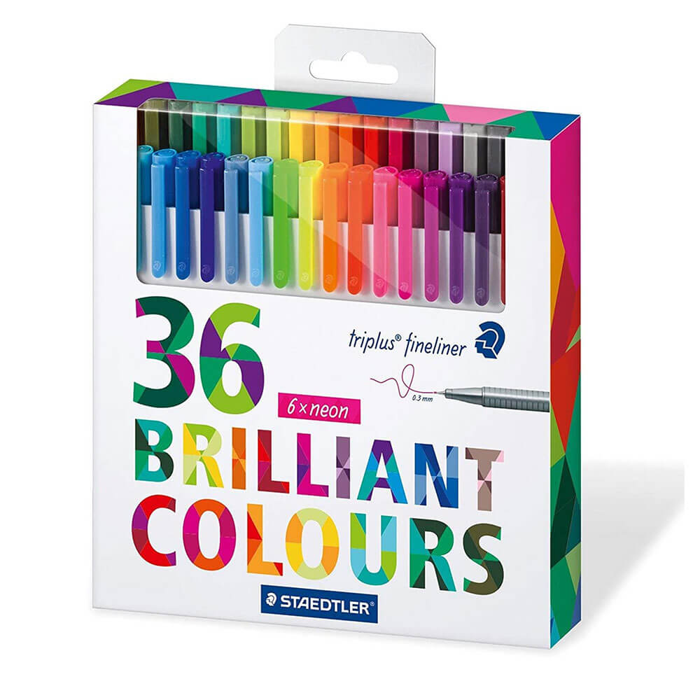 Staedtler triplus fineliner brillant couleurs stylo