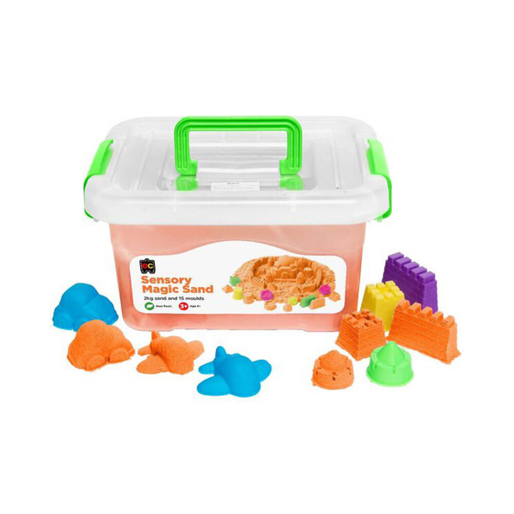 CE Sensory Sand con moldes de 2 kg