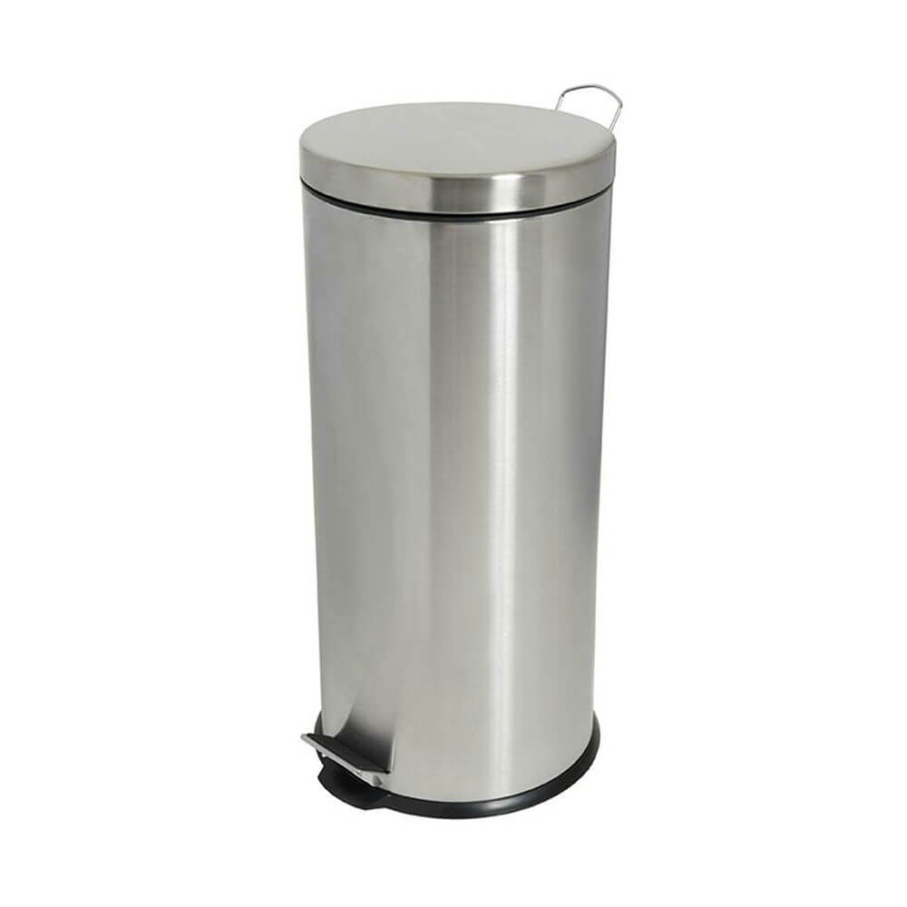 Compass Round Stainless Steel Pedal Bin