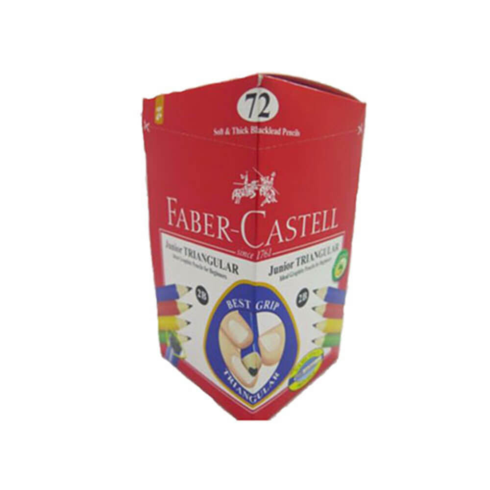 Faber-Castell Triang Grip Lead Crayer (72pk)