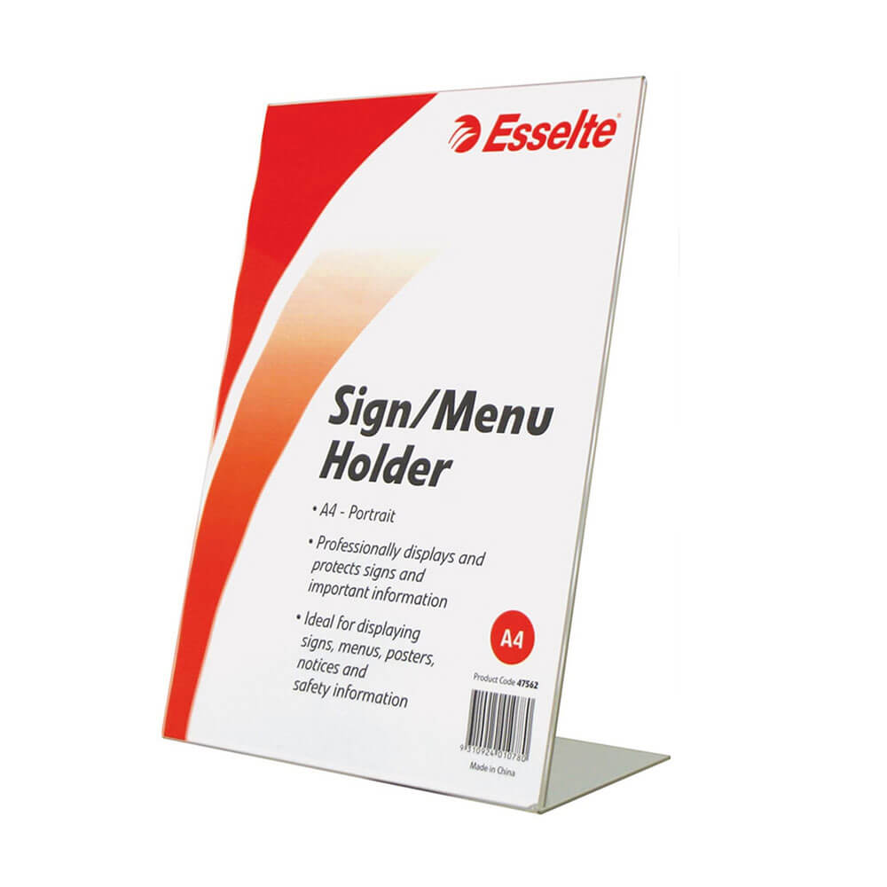 Esselte Slanted Meny/Sign Holder A4