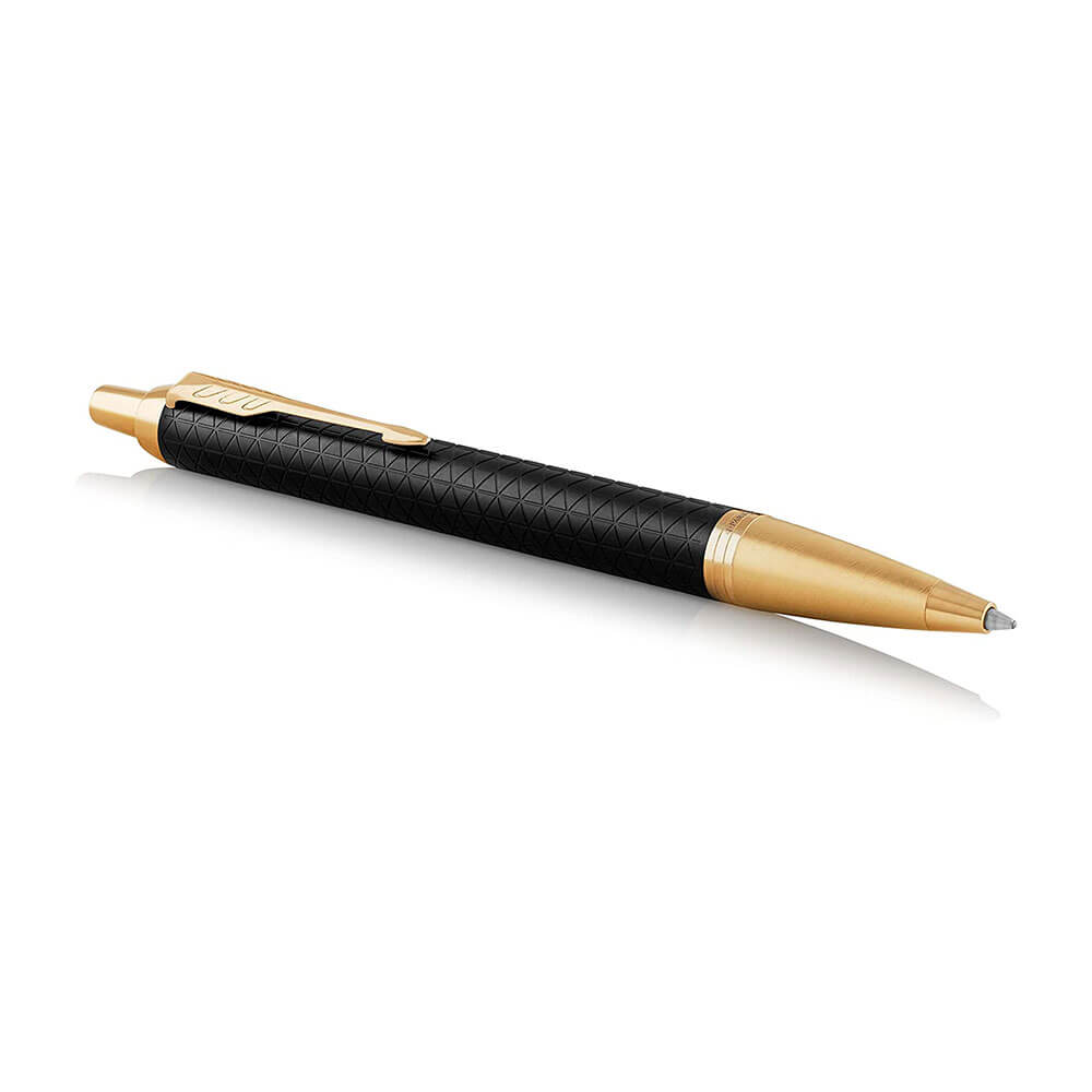 Parker IM Ballpoint Pen Gold Trim (noir)