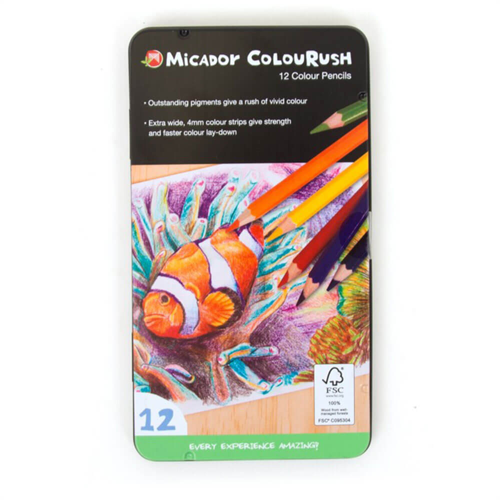 Micador Colourush Coloured Pencil Assorted