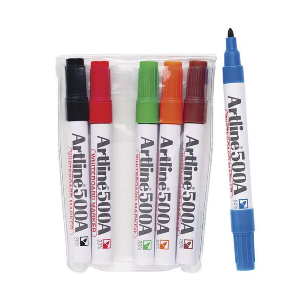 Artline Whiteboard Marker 2mm Bullet Assortered