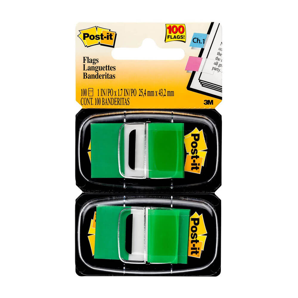 Post-it Twin Pack-flag 100stk