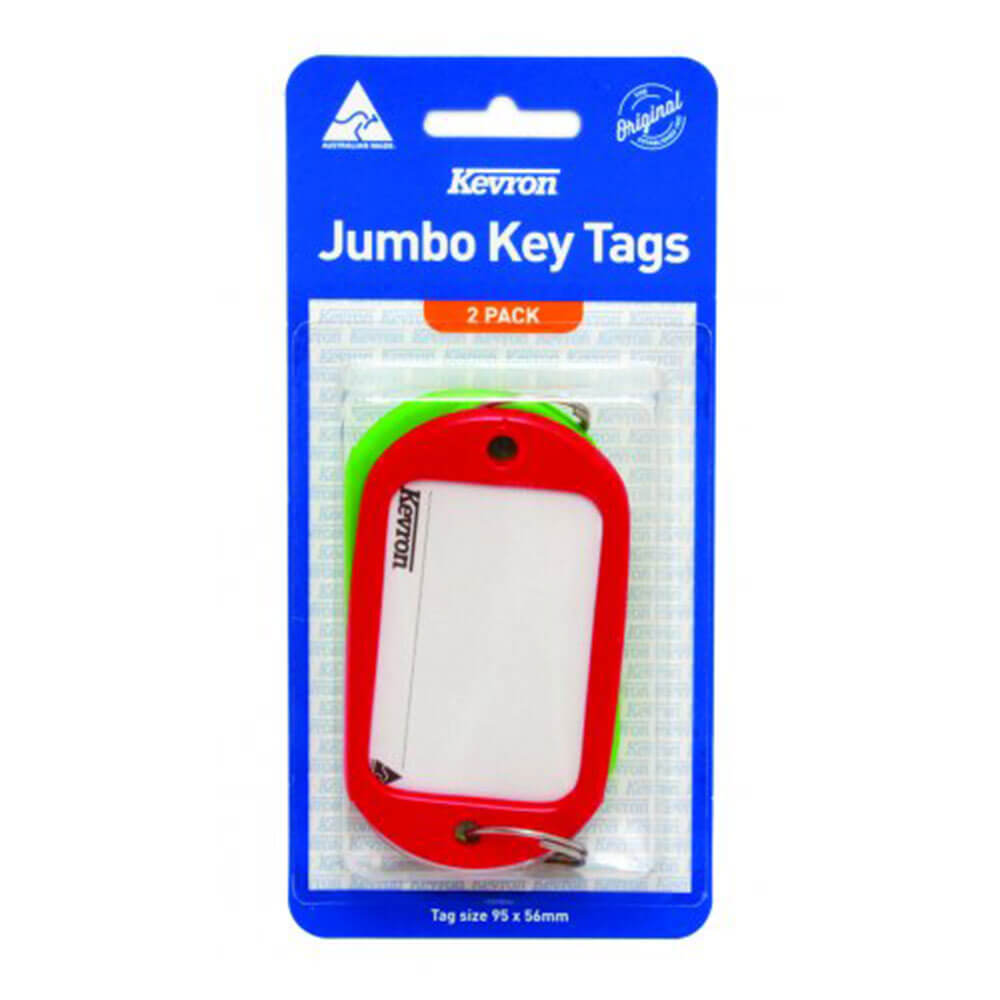 Kevron Key Tags 2pk (Assorted)