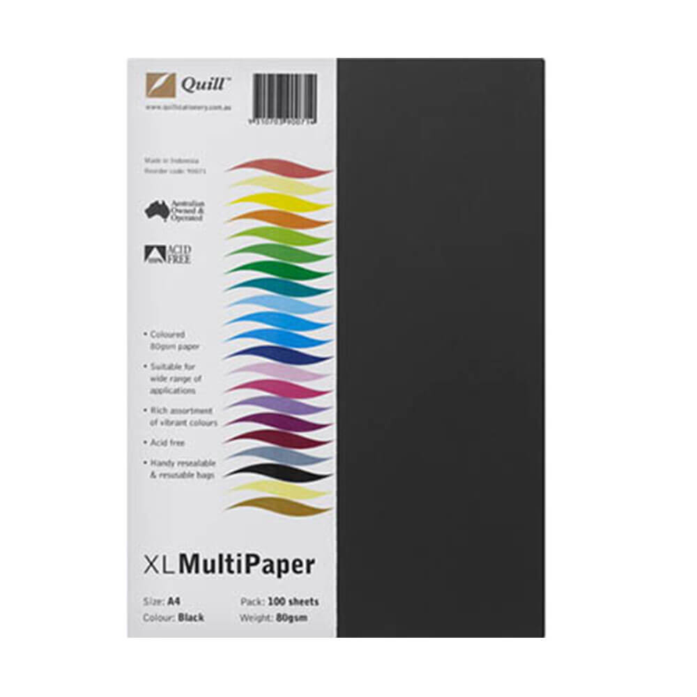 Papel multiofase de quill 100pk 80gsm (A4)