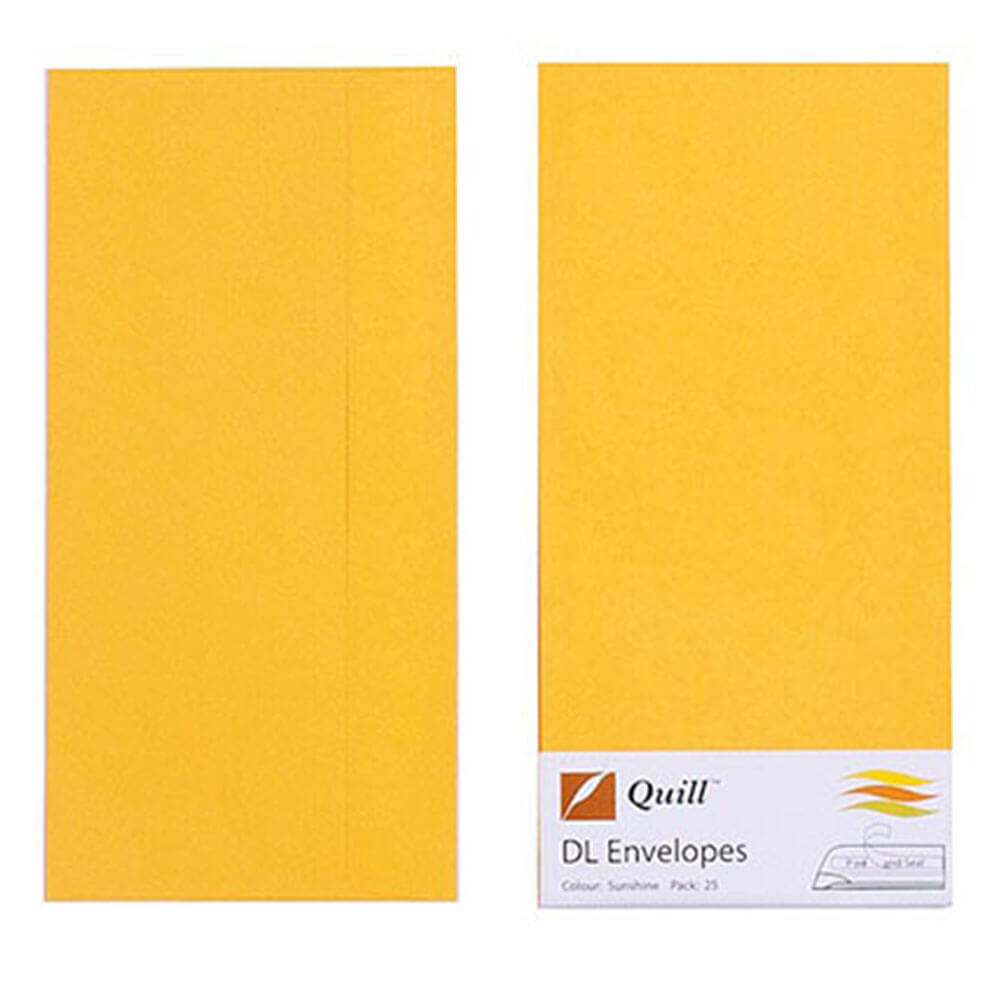 Quill -kuvert 25PK 80GSM (DL)