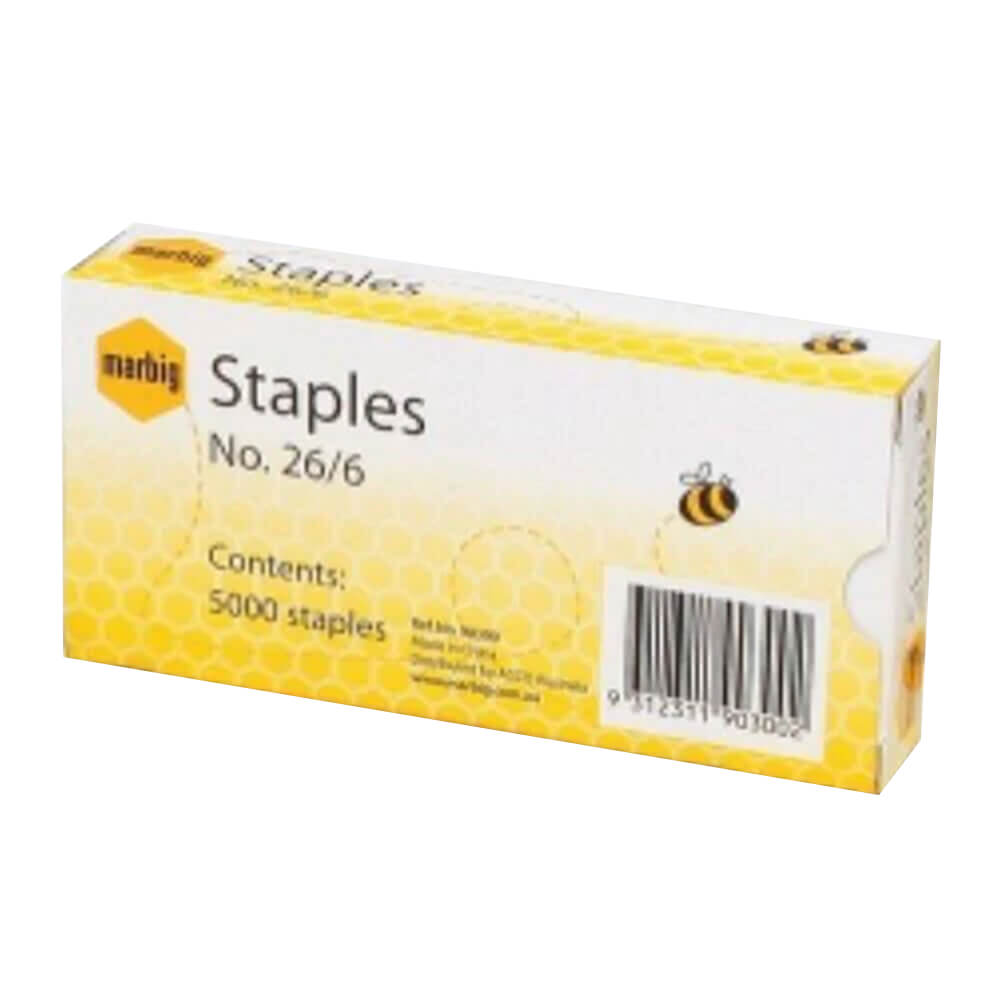 Marbig Staples Wpow 5000/Box (nr 26/6)