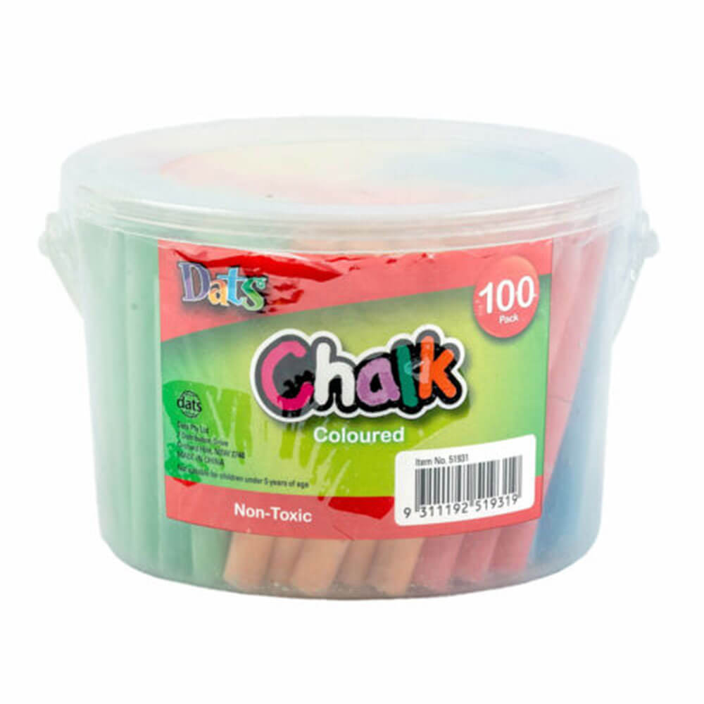 DATS Non-Toxic Jumbo Chalk (100 pk)