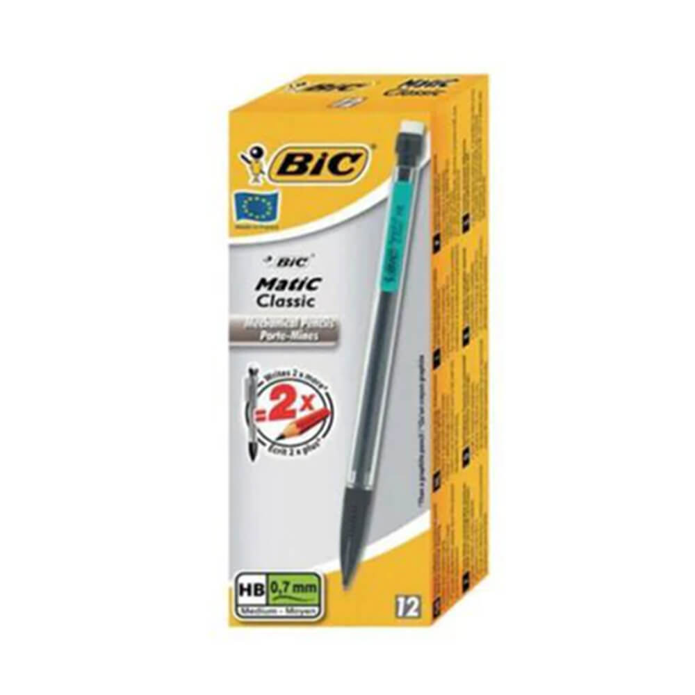 Bic Matic Oryginalne ołówki mechaniczne 0,7 mm 12 szt. (Asorted)