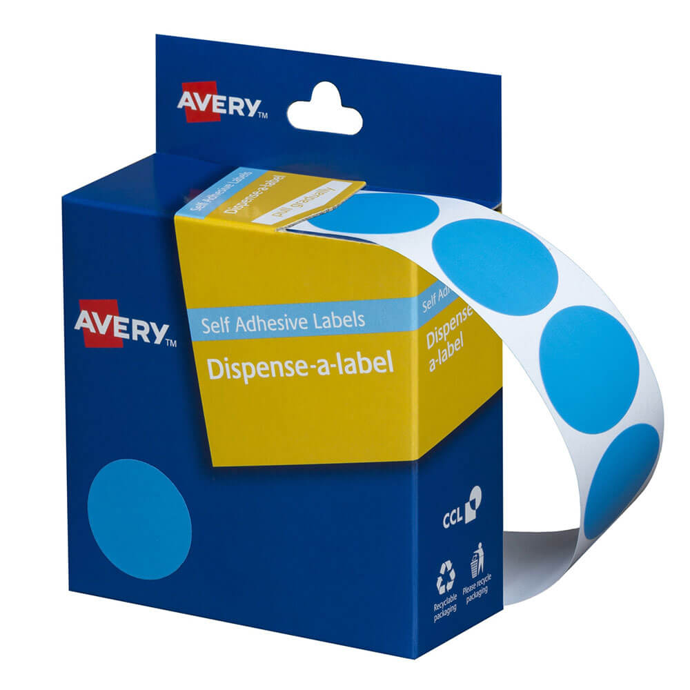 Avery Self-Adhesive Dot Labels 24mm (500pcs)