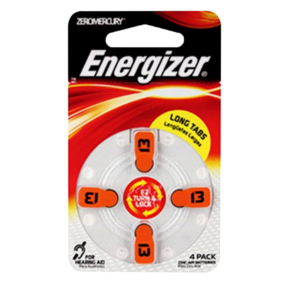 Baterias de aparelho auditivo Energizer (4pk)