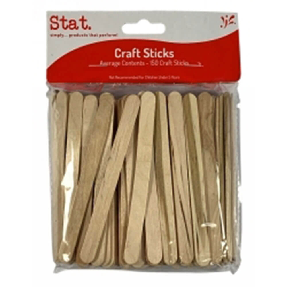 Stat houten ambachtelijke sticks (150 pk)